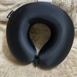 Youth / Childs Black Travel Neck Pillow with Snap Closure by World's Best